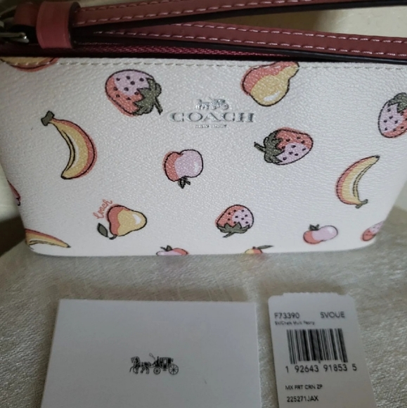 SOLD - Coach Mixed Fruit Wristlet - Picture 6 of 7